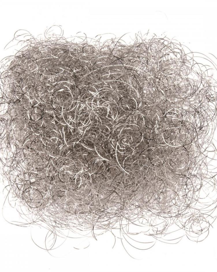 Lamettahair gelockt Silber 15g