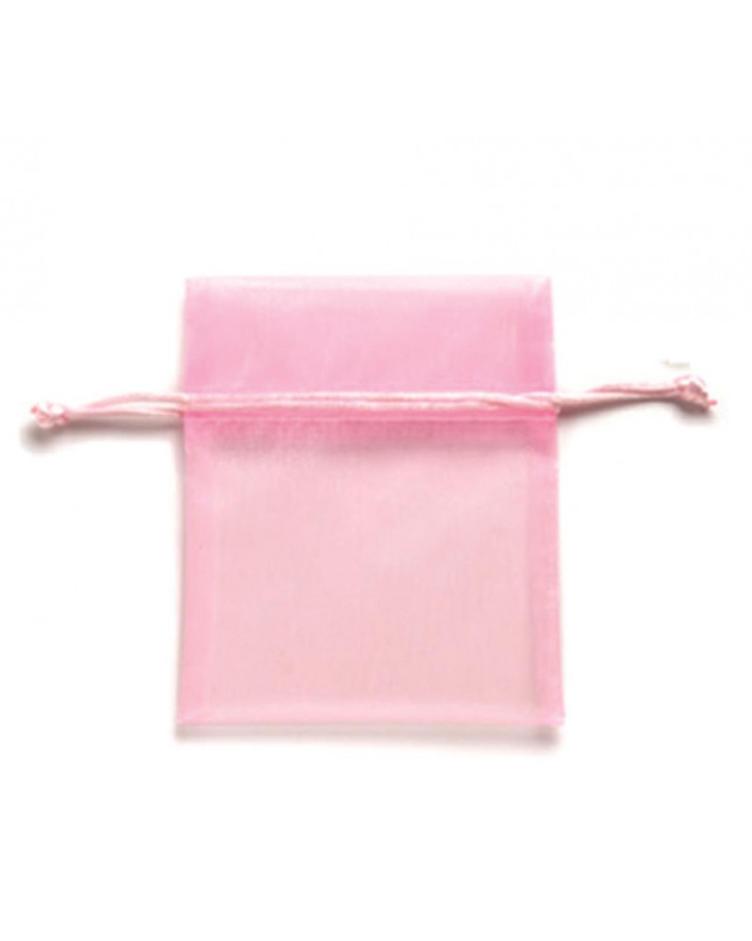 Organzasäckchen Rosa, mittel