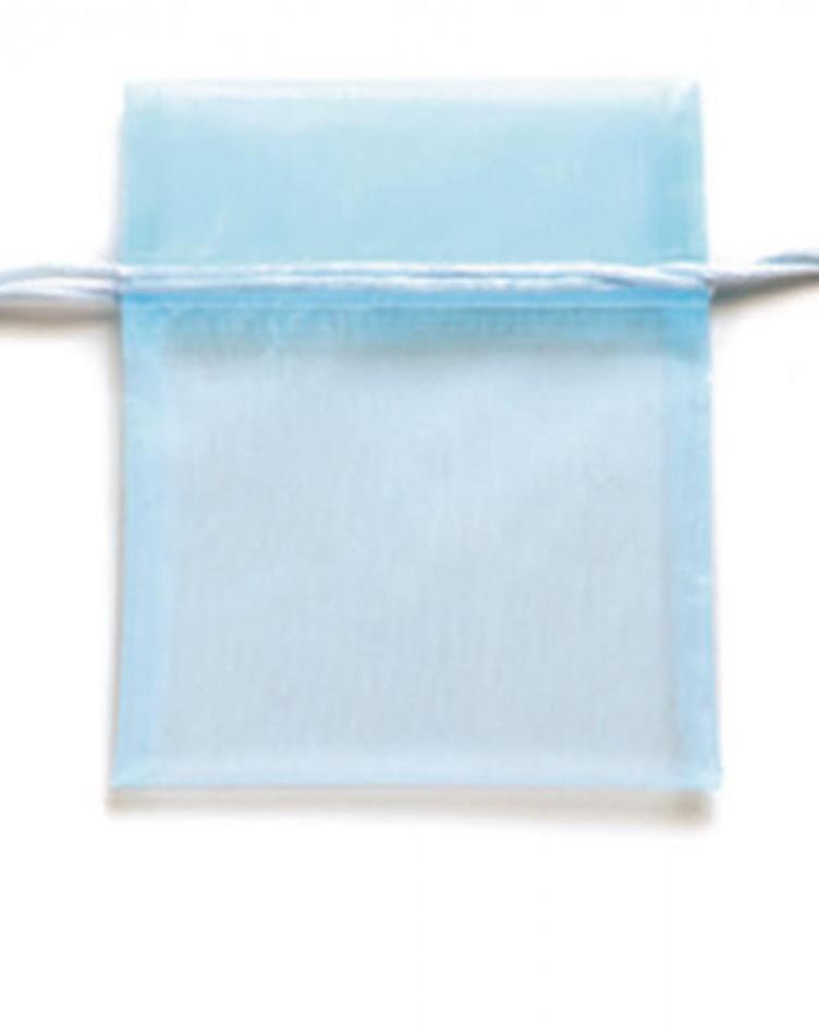 Organzasäckchen, mittel, hellblau