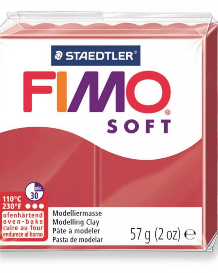 Fimo Soft 57g kirschrot