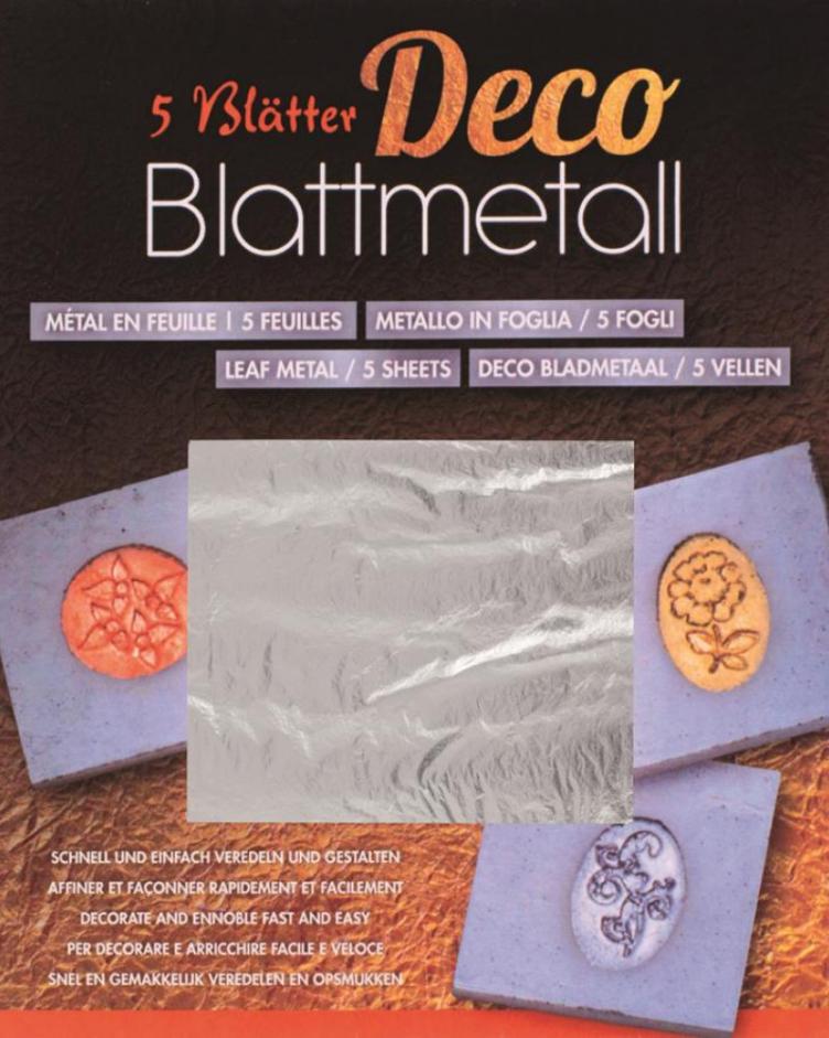 Deco Blattmetall, Silber