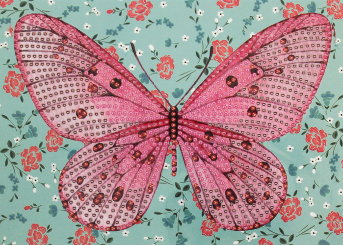 Diamond Painting - Karten-Set, Schmetterling