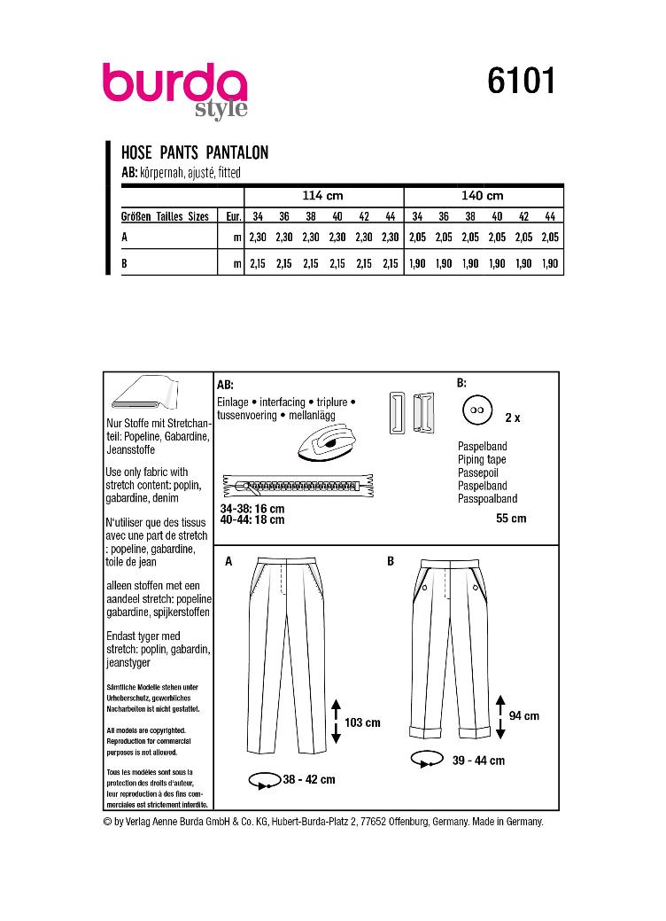 Burda Style 6101 - 0