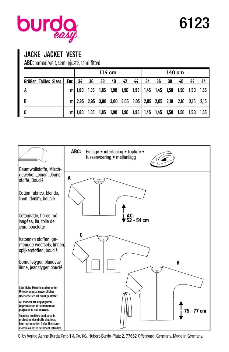 Burda easy 6123 - 1