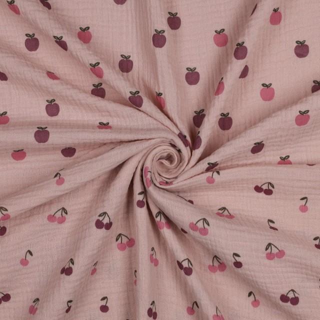 Stoff Musselin Cherries - 0