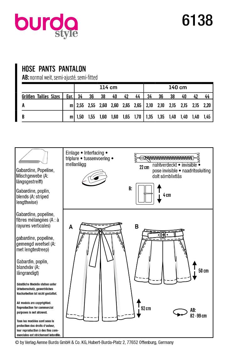 Burda Style 6138 - 1