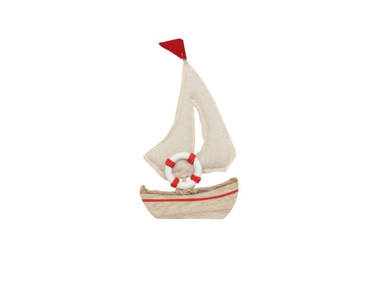 Segelboot mit Stoff