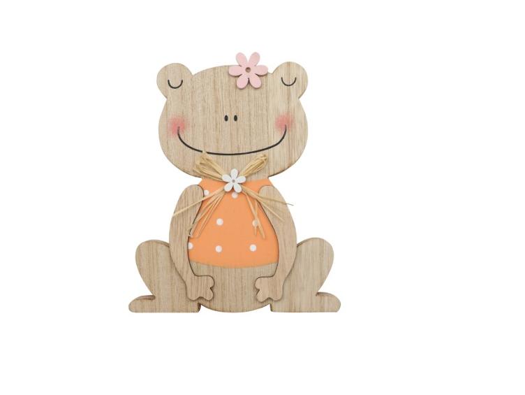 Holzfrosch, Klein, Orange