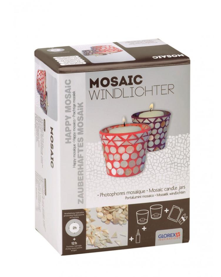 Mosaic-Windlicht