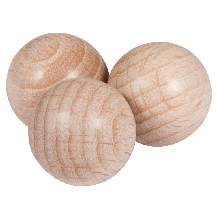 Rohholz-Kugeln, ungebohrt, 15mm ø