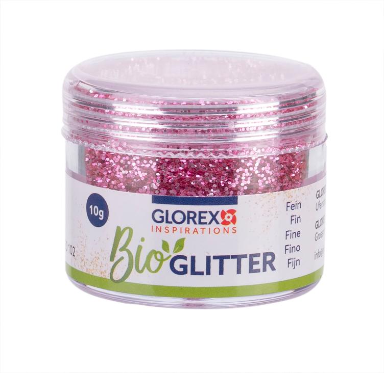 Bio Glitter, fein, rosa - 0