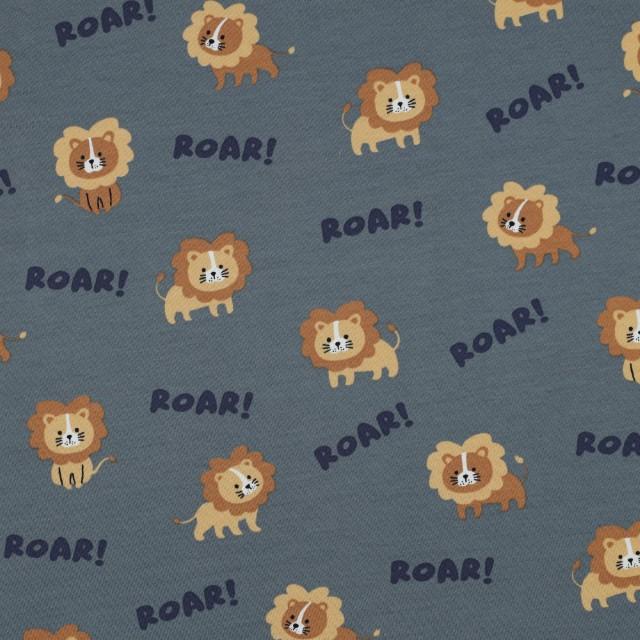 Stoff Jersey Lions Roar