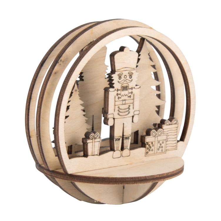 Holz Steckteil, FSC Mix Credit, 7,5cm ø natur