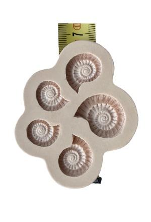Silikonform Fossilien mini