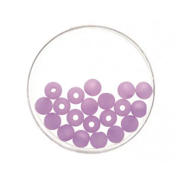 Perle 6mm Polaris matt 20St flieder