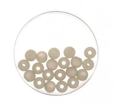 Perle 6mm Polaris matt 20St hellgrau