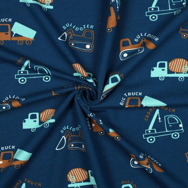 Stoff French Terry Fahrzeuge - 0