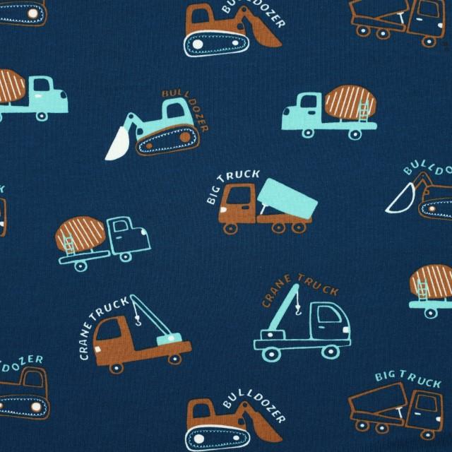 Stoff French Terry Fahrzeuge