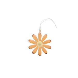 Gänseblümchen Metall orange