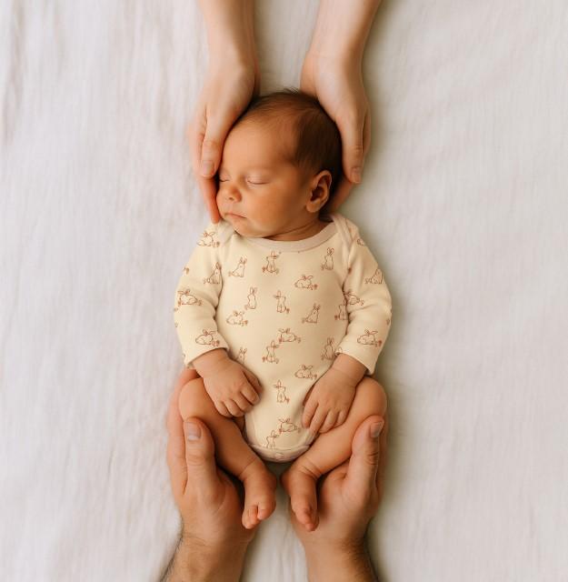 Stoff Jersey Rabbits Natural - 1