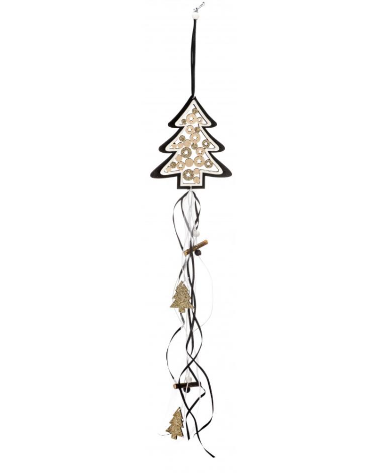 Holzgirlande Tannenbaum