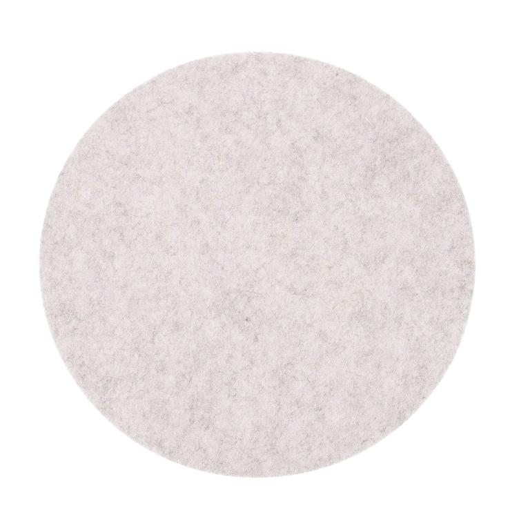 Filz-Tischset rund taupe