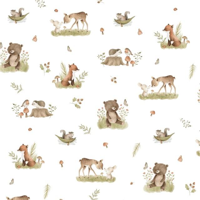 Stoff Jersey Sweet Forest