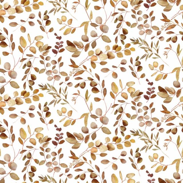 Stoff Jersey Digital Eucalyptus weiss