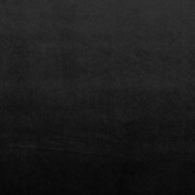Stoff Polyester Luxury Velvet Schwarz