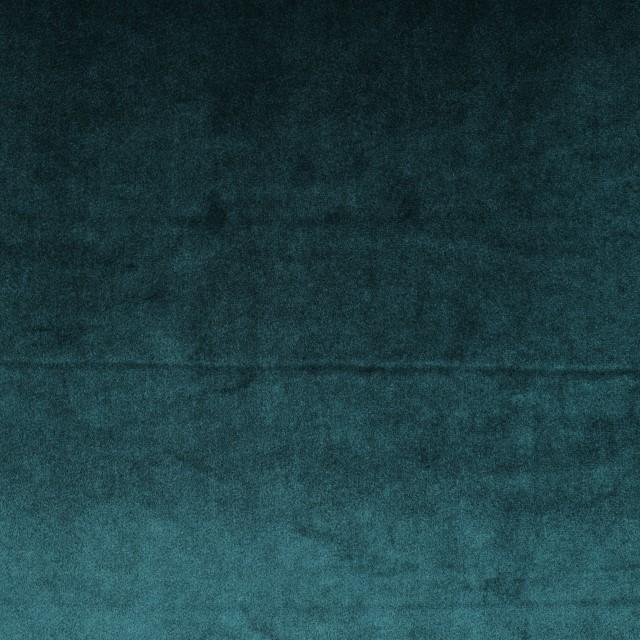 Stoff Polyester Luxury Velvet Petrol
