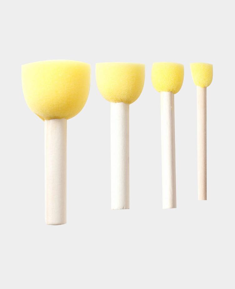 Schwammstempel Set, 4stk.