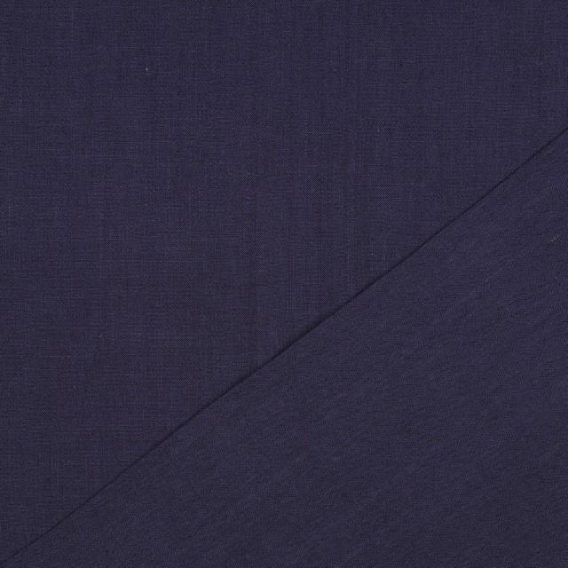Stoff Leinen, Navy - 0