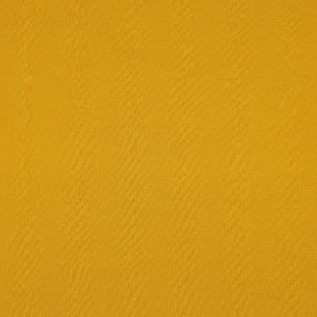 Stoff GOTS Jersey, Mustard