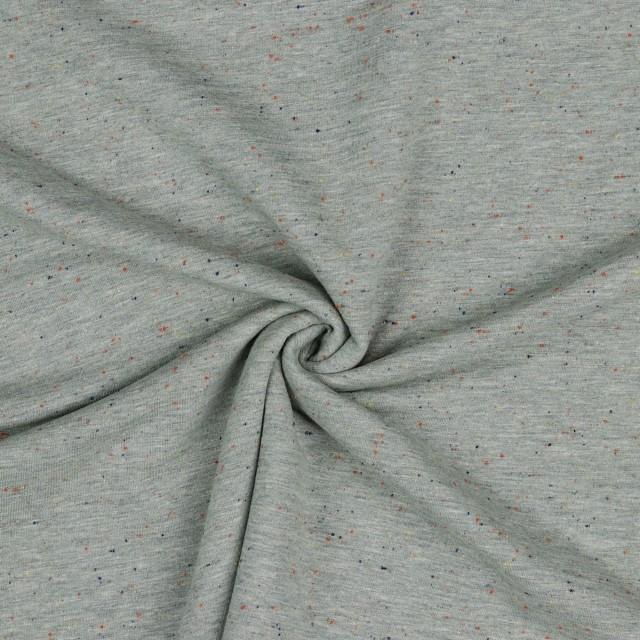 Stoff Cosy Color Grau meliert - 2