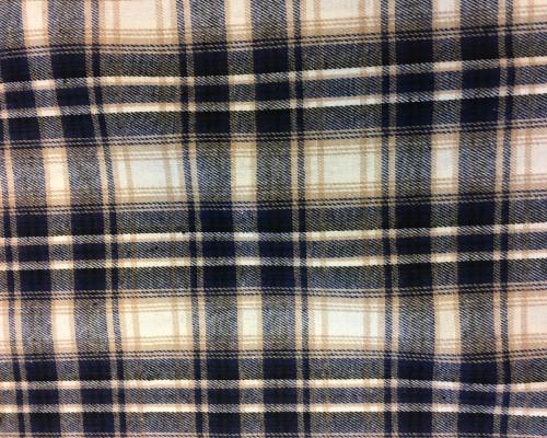Checks Flanell navy/beige