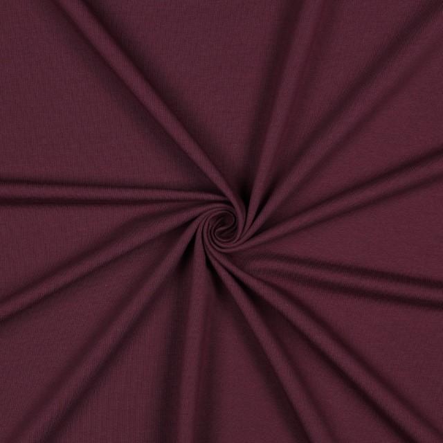 Stoff French Terry Aubergine - 0