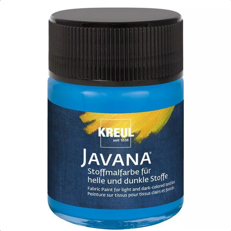 Javana Stoffmalfarbe Blau 50ml