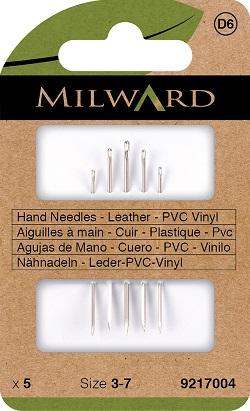 MILWARD GREEN LEDER NÄHNADELN