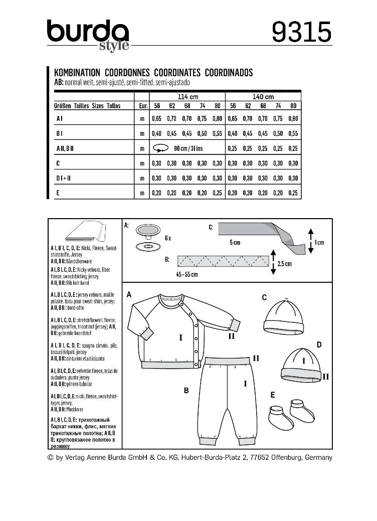 Burda Kids 9315 - 0