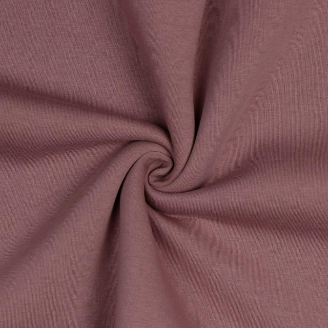 Stoff Jogging, old Mauve - 0