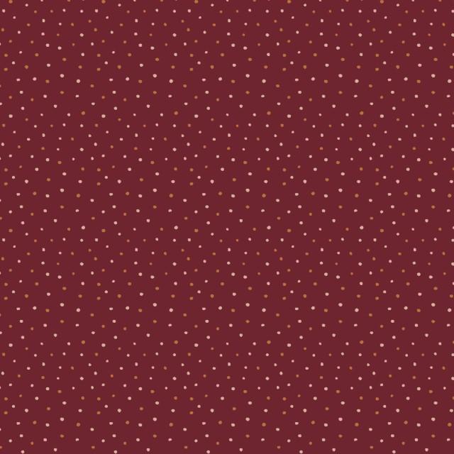 Stoff Jersey Dots, bordeaux