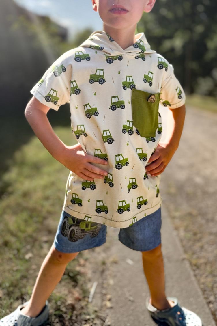 Stoff Jersey Kleine Farm - 0