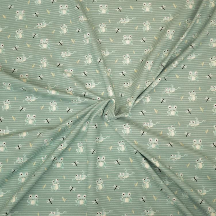 Stoff Jersey Froggy - 1