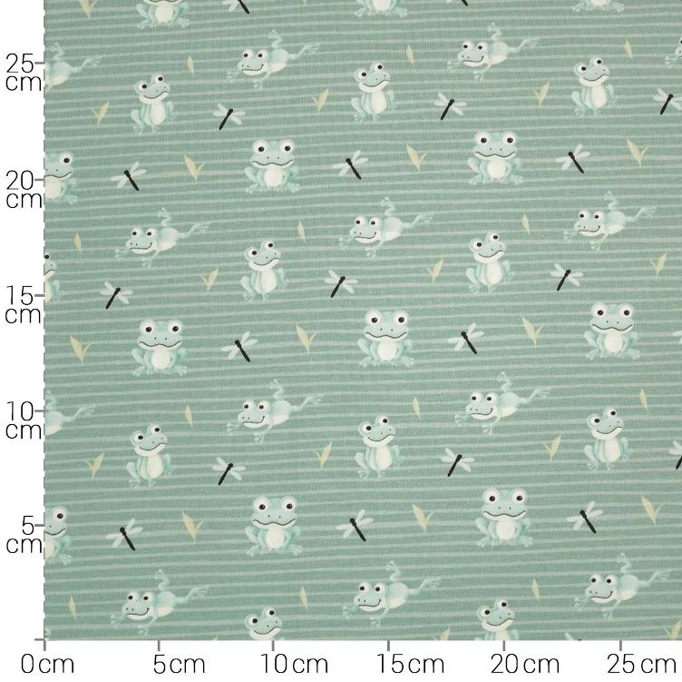 Stoff Jersey Froggy - 2