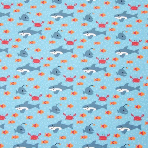 Stoff Jersey Pirato Fish