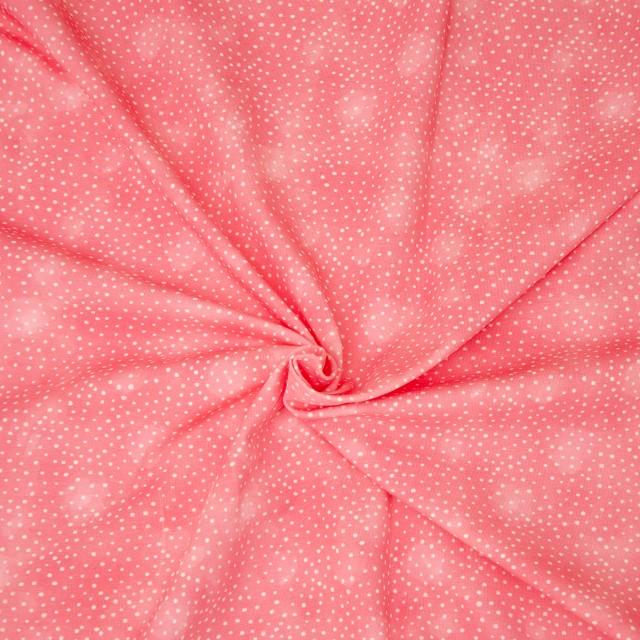 Stoff Jersey Mini Dot, Pink
