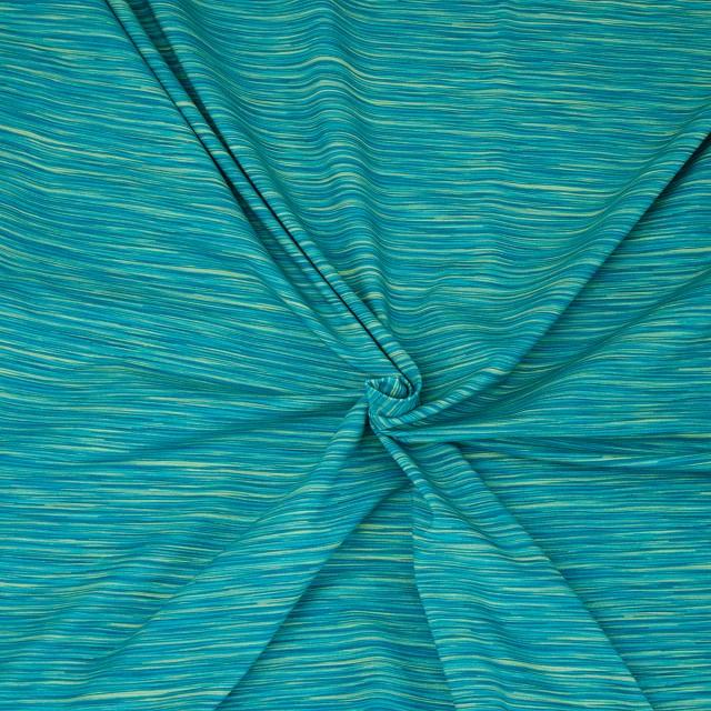 Stoff Jersey Colorfabric, grün/blau