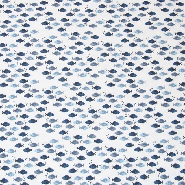 Stoff Jersey Little Fishes