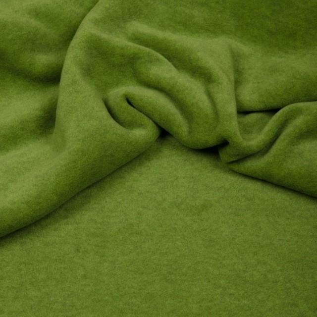 Stoff Fleece, grün