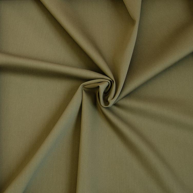 Stoff Aglio Stretch, Khaki - 0